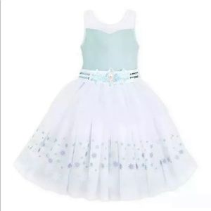 Disney Store Frozen Leotard Tutu Dress Up Princess Dress
